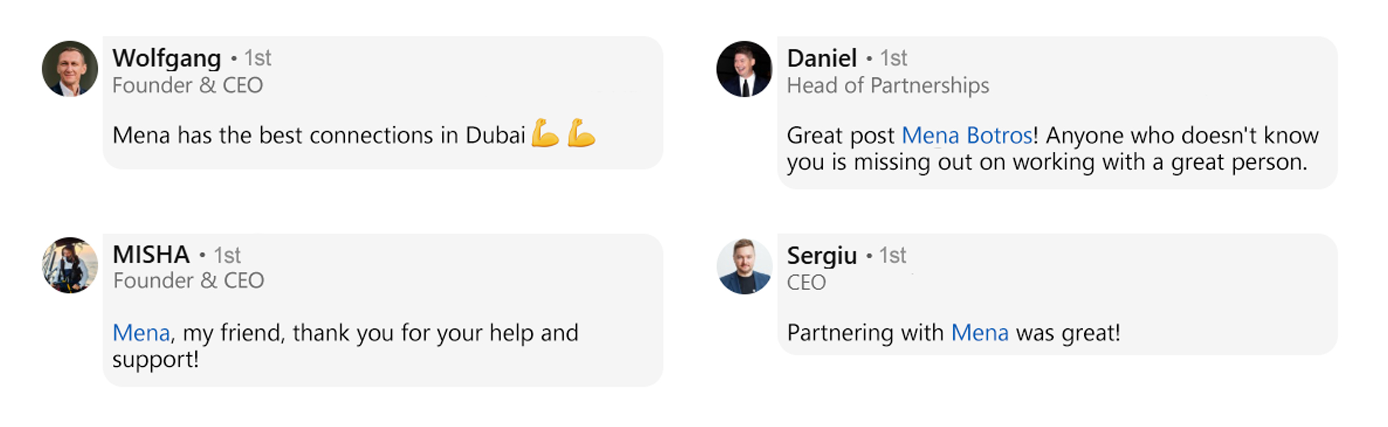 Client Testimonials